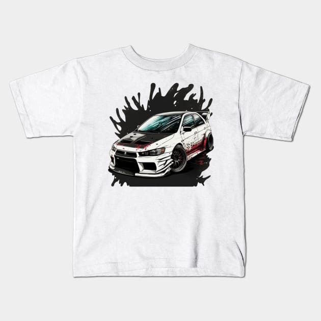 Mitsubishi Evo Kids T-Shirt by Evergreen Market